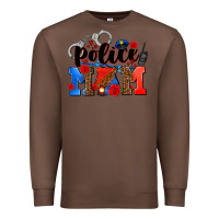 Chestnut police mom Premium Sweatshirt - AdoDesignShop