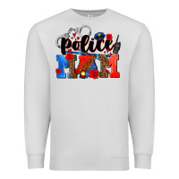 Dove Grey police mom Premium Sweatshirt - AdoDesignShop