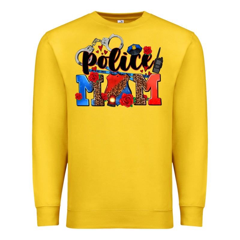 Police Mom Premium Sweatshirt by AdoDesignShop | Teevron