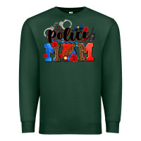Sports Green police mom Premium Sweatshirt - AdoDesignShop