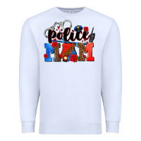 White police mom Premium Sweatshirt - AdoDesignShop