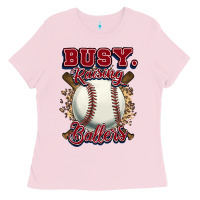 Busy Raising Ballers Ladies Tee | Teevron