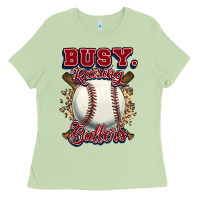 Matcha Busy raising ballers Ladies Tee - HowdyJamesFarm