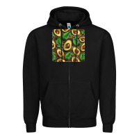Black avocados with wood and leopard background mug  coaster Zipper Hoodie - BarkalooDesign