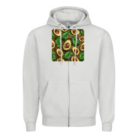 Dove Grey avocados with wood and leopard background mug  coaster Zipper Hoodie - BarkalooDesign