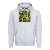Heather Grey avocados with wood and leopard background mug  coaster Zipper Hoodie - BarkalooDesign