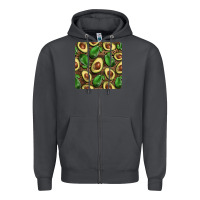 Smoke avocados with wood and leopard background mug  coaster Zipper Hoodie - BarkalooDesign