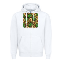 White avocados with wood and leopard background mug  coaster Zipper Hoodie - BarkalooDesign
