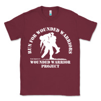 Burgundy memorial warrior project Classic Tee - maiPhamDesign