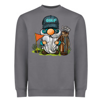 Storm golf gnome Heavyweight Sweatshirt - BarkalooDesign