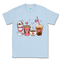 Dusty Blue Mommy coffee Classic Tee - Artiststas