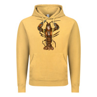 Vintage Mustard Crawfish Vintage Hoodie - FaDigitalArtStudio