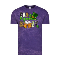 Cloud Purple Bad green boozy St. Patrick's Day Vintage Tee - CowGirlArtShop