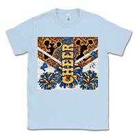 Dusty Blue Cheer Classic Tee - TumblerDesignByShophia