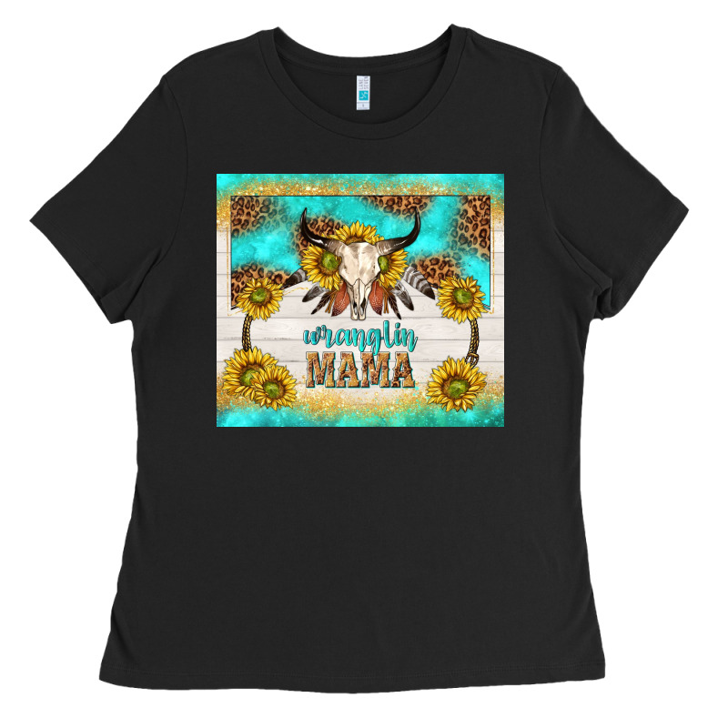 Wranglin Mama Ladies Tee by TumblerDesignByShophia | Teevron