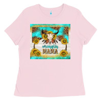 Bubblegum Pink wranglin mama Ladies Tee - TumblerDesignByShophia