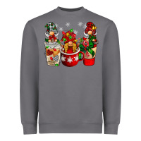 Storm Christmas coffee gnome Heavyweight Sweatshirt - BarkalooDesign
