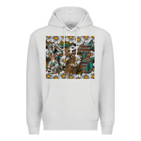 Dove Grey easter Premium Hoodie - CowhideDigitalArt