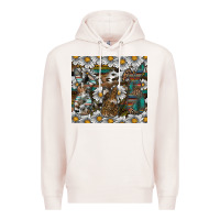 Pale Pink easter Premium Hoodie - CowhideDigitalArt