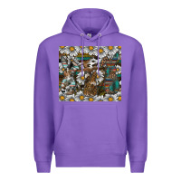 Purple easter Premium Hoodie - CowhideDigitalArt