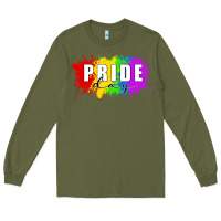 Army Green Pride Day Long Sleeve Tee - FaDigitalArtStudio