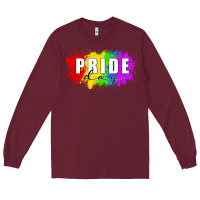 Burgundy Pride Day Long Sleeve Tee - FaDigitalArtStudio