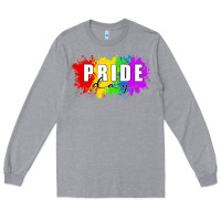 Heather Grey Pride Day Long Sleeve Tee - FaDigitalArtStudio