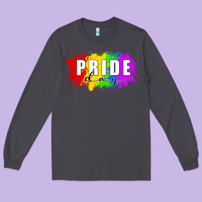 Pride Day Long Sleeve Tee Designed By Fadigitalartstudio