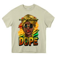 Mossy unapologetically dope afro Heavy Core Tee - NancyCooperArtShop
