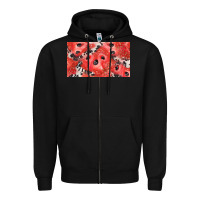 Black watermelon strawberry cowhide cup Zipper Hoodie - BarkalooDesign