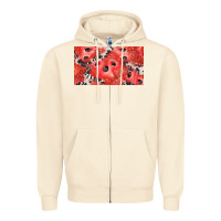 Sandshell watermelon strawberry cowhide cup Zipper Hoodie - BarkalooDesign