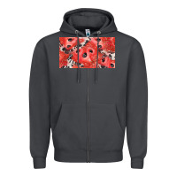 Smoke watermelon strawberry cowhide cup Zipper Hoodie - BarkalooDesign