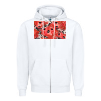White watermelon strawberry cowhide cup Zipper Hoodie - BarkalooDesign