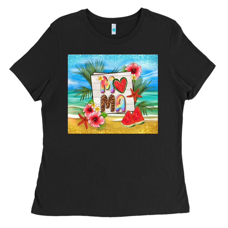 Summer Mama Ladies Tee by TumblerDesignByShophia | Teevron