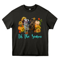 Asphalt Tis The Season Cows Heavy Core Tee - RanaPortraitStore