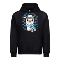 Black snowman coffee cup Urban Hoodie - JahusDesignShop