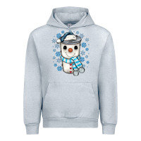 Heather Grey snowman coffee cup Urban Hoodie - JahusDesignShop