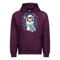 Mauve Wine snowman coffee cup Urban Hoodie - JahusDesignShop