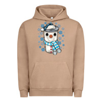 Pigment Burro snowman coffee cup Urban Hoodie - JahusDesignShop