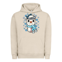 Pigment French Oak snowman coffee cup Urban Hoodie - JahusDesignShop