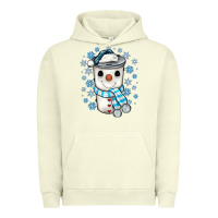 Pigment Pistachio snowman coffee cup Urban Hoodie - JahusDesignShop