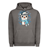 Pigment Tornado snowman coffee cup Urban Hoodie - JahusDesignShop
