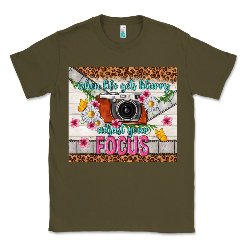 When Life Gets Blurry Adjust Your Focus Classic Tee by TumblerDesignByShophia | Teevron