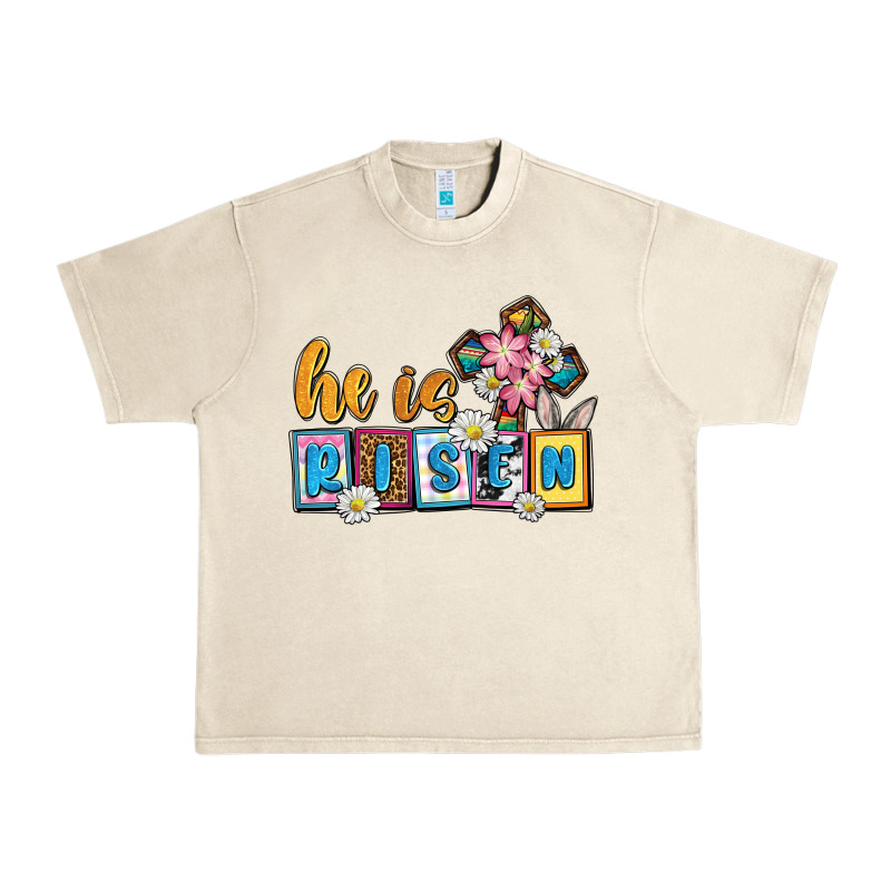 Easter Day He Is Risen Urban Heavy Tee by OliviaCreatesArt | Teevron