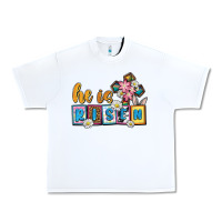 White Easter Day He is risen Urban Heavy Tee - OliviaCreatesArt