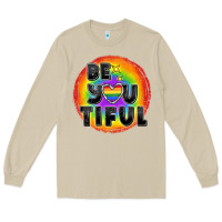Mushroom Be you tiful pride Long Sleeve Tee - FaDigitalArtStudio