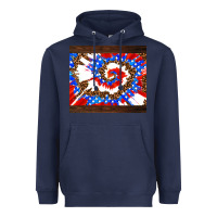 Navy usa tie dye Heavyweight Hoodie - AdoDesignShop