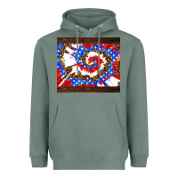 Sage usa tie dye Heavyweight Hoodie - AdoDesignShop