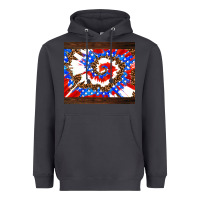 Smoke usa tie dye Heavyweight Hoodie - AdoDesignShop
