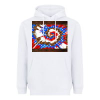 White usa tie dye Heavyweight Hoodie - AdoDesignShop